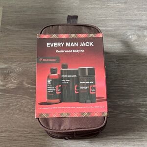 Every Man Jack Cedarwood Body Kit - Black and Red
